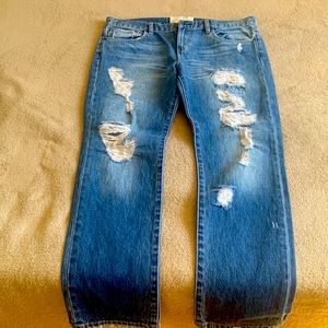 Free people boyfriend jeans